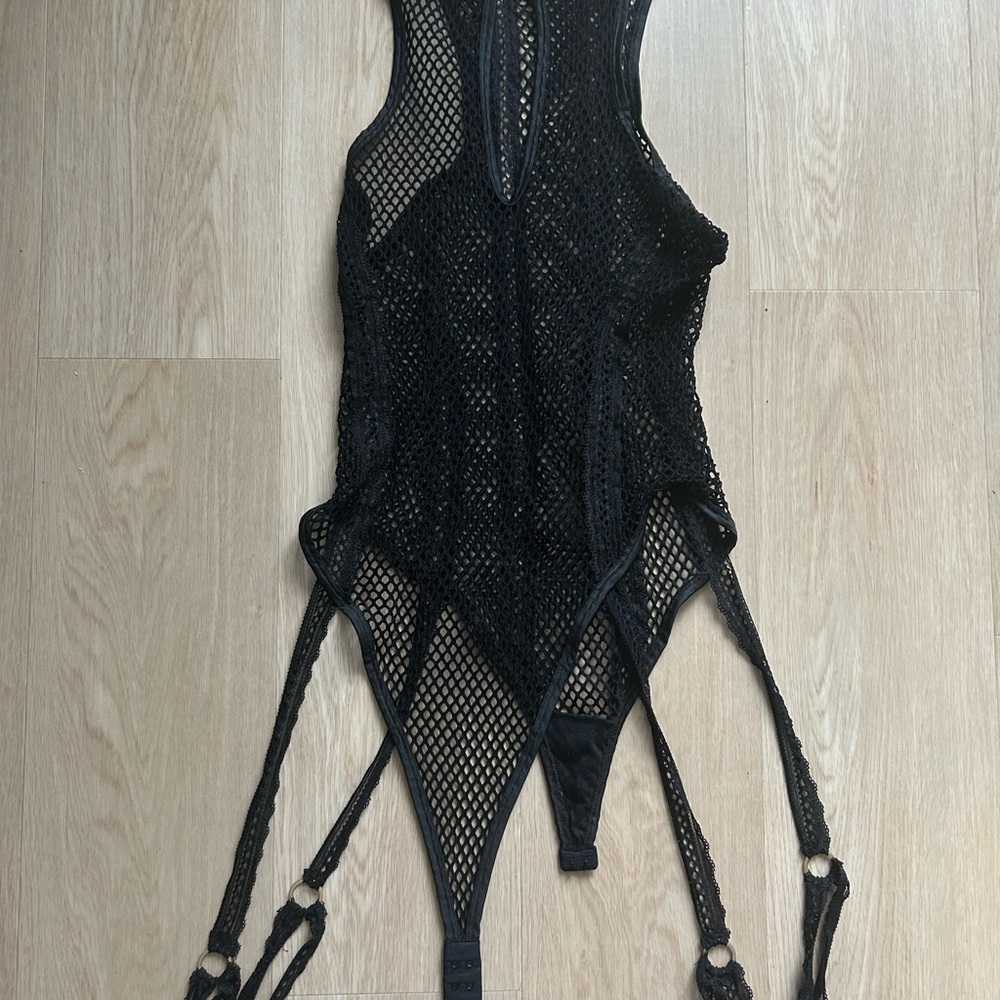 Fun Black Mesh One Piece